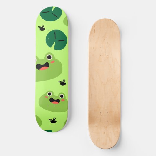 Funny kikkers persoonlijk skateboard (Voorkant)