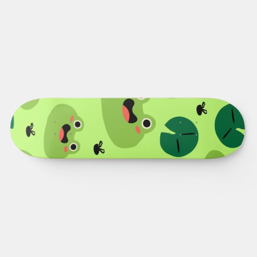Funny kikkers persoonlijk skateboard (Horizontaal)