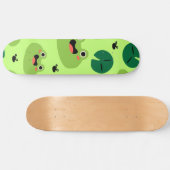 Funny kikkers persoonlijk skateboard (Horizontaal)