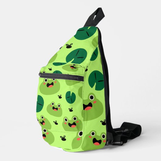 Funny kikkers sling bag (Rechterhoek)