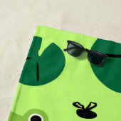 Funny kikkers strandlaken (In situ)