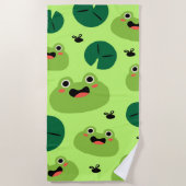 Funny kikkers strandlaken (Voorkant)