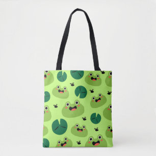 Funny kikkers tote bag