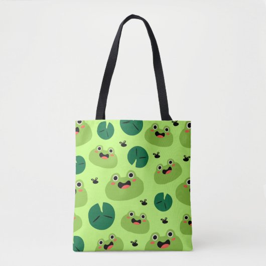 Funny kikkers tote bag (Voorkant)