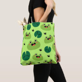 Funny kikkers tote bag (Dichtbij)