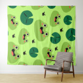 Funny kikkers wandkleed (In Situ (horizontaal))