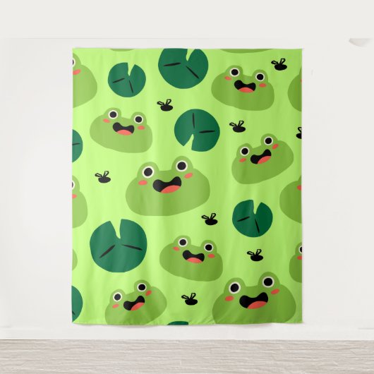 Funny kikkers wandkleed (Voorkant)