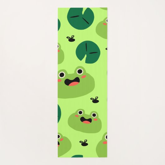 Funny kikkers yogamat (Achterkant)