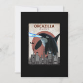 Funny Killer Whale T-Shirt  Orca Lovers Gift Kaart (Voorkant)