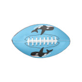 Funny killerwalvis orca leuke cartoon illustratie american football (Voorkant)