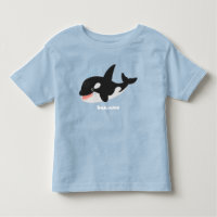 Funny killerwalvis orca leuke cartoon illustratie