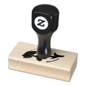 Funny killerwalvis orca leuke cartoon illustratie rubberstempel (Stempel)