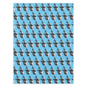 Funny killerwalvis orca leuke cartoon illustratie tafelkleed (Voorkant)