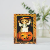 Funny  Kind Halloween Briefkaarten (Staand voorkant)