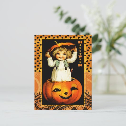 Funny Kind Halloween Briefkaarten (Staand voorkant)