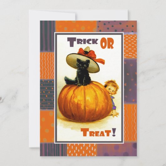 Funny  Kind Halloween Party Uitnodigingen (Voorkant)