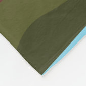 Funny Kind Loves to Fish, Vist kinderen Vissersma Fleece Deken (Hoek)