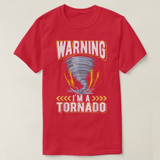 Funny Kind Tornado Lover Weather die kijkt T-shirt (Design voorkant)