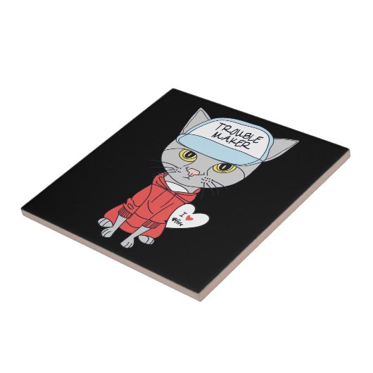 Funny kinder-4 tegeltje (Zijkant)