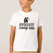 Funny Kinder Camping T-Shirt (Voorkant)