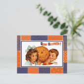 Funny  Kinder Halloween Briefkaarten (Staand voorkant)