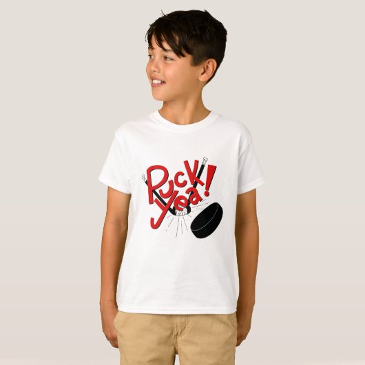 Funny Kinder Hockey Shirt (Voorkant volledig)