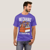 Funny Kinder Mechanic in Training Future Repairman T-shirt (Voorkant volledig)