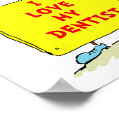 Funny Kinder Positive Dental Quotes Poster 8x10 (Hoek)