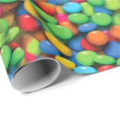 Funny Kinder Snoep Pattern Cadeaupapier (Rol Hoek)