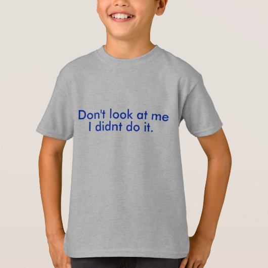 Funny kinder t-shirt (Voorkant)
