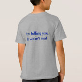 Funny kinder t-shirt (Achterkant)