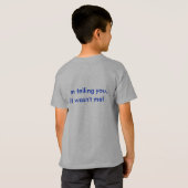 Funny kinder t-shirt (Achterkant volledig)