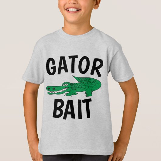 Funny Kinder T-shirts, GATOR BAIT T-shirt (Voorkant)