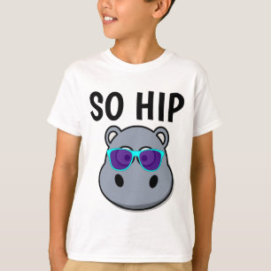 FUNNY KINDER T-Shirts, ZO HIP HIPPO T-shirt