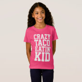 FUNNY KINDER TACO LOVER T-SHIRS T-SHIRT (Voorkant volledig)