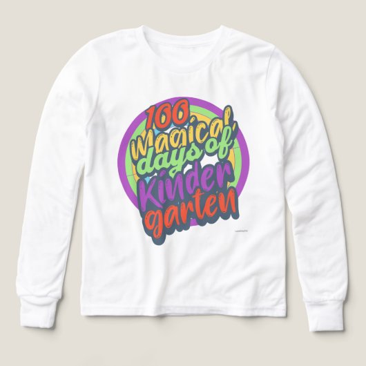 Funny Kindergarten 100th Day Sparkle Teacher Class (Voorkant)