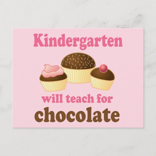 Funny Kindergarten Teacher Briefkaart (Voorkant)