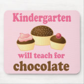 Funny Kindergarten Teacher Mousepad Muismat (Voorkant)