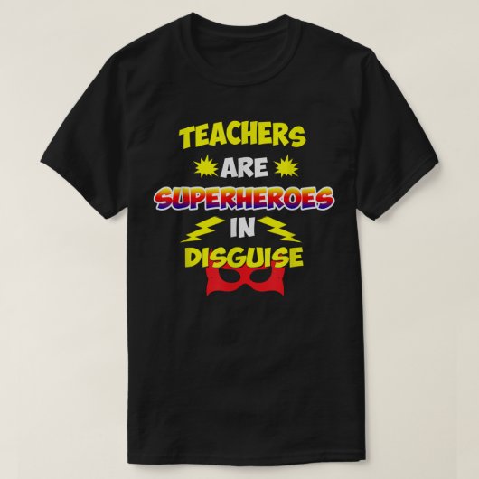 Funny Kindergarten Teacher - Superheroes Superpow T-shirt (Design voorkant)
