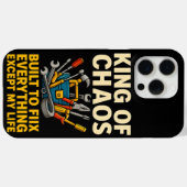 Funny King of Chaos iPhone 15 Pro Max Case-Mate iPhone Case (Achterkant (horizontaal))