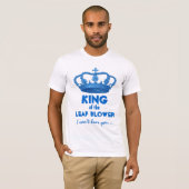Funny King of the Leaf Blower Crown V25J T-shirt (Voorkant volledig)
