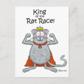 Funny King of the Rat Race Boss Boss Day Briefkaart (Voorkant)