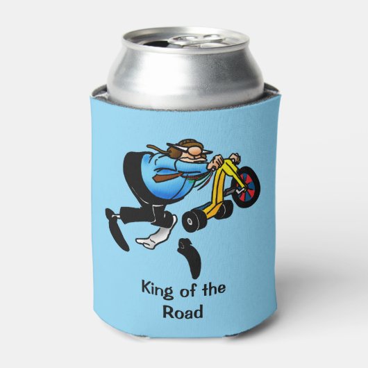 Funny King of the Road Koelbox Blikjeskoeler (Blikje Voorkant)