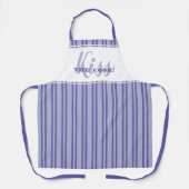 Funny Kiss De Cook Trendy Modern Humor Periwinkle Schort (Voorkant)