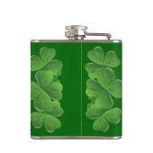 Funny Kiss, ik ben een leprechaun Heupfles (Achterkant)