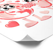 Funny Kiss Me I'm 67 Cute Valentine's Day Couples Poster (Hoek)