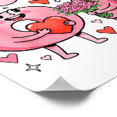 Funny Kiss Me I'm 67 Cute Valentine's Day Couples Poster (Hoek)