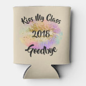 Funny Kiss Mijn klasse Vaarwel. Blikjeskoeler (Voorkant)