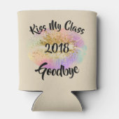 Funny Kiss Mijn klasse Vaarwel. Blikjeskoeler (Achterkant)