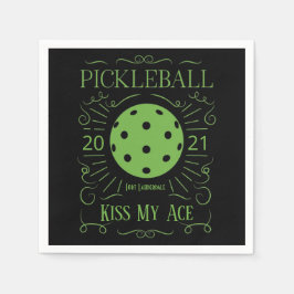 Funny Kiss My Ace Pickleball Servet